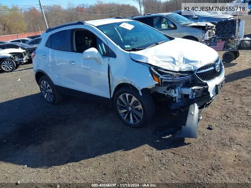 2022 Buick Encore Awd Preferred VIN: KL4CJESM7NB555718 Lot: 40846597