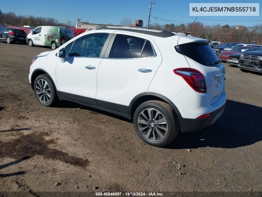 2022 Buick Encore Awd Preferred VIN: KL4CJESM7NB555718 Lot: 40846597