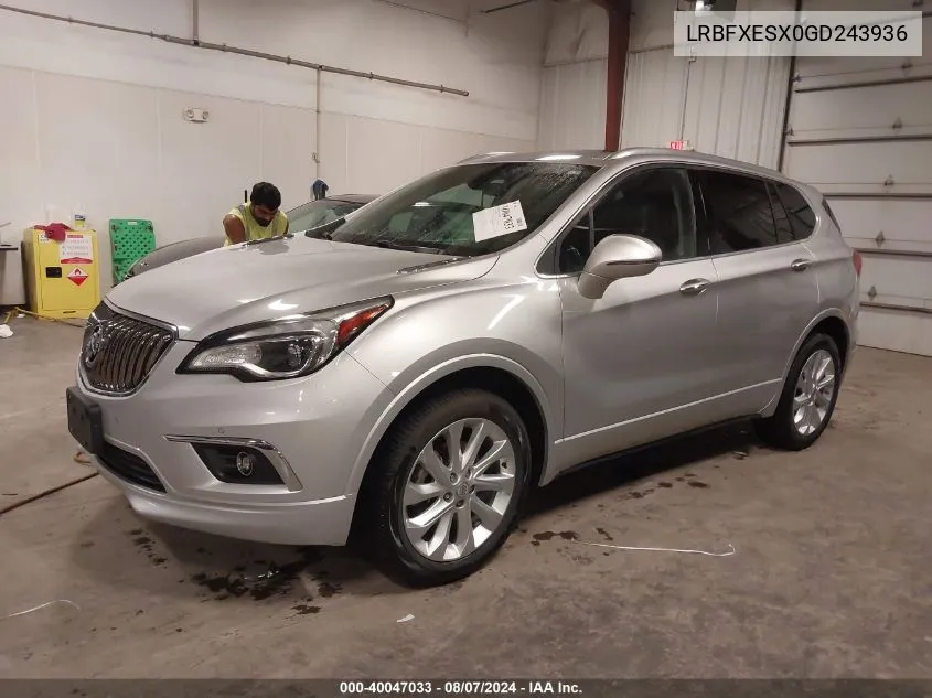 LRBFXESX0GD243936 2016 Buick Envision Premium I