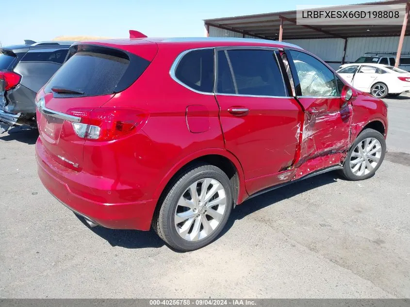 2016 Buick Envision Premium I VIN: LRBFXESX6GD198808 Lot: 40256758