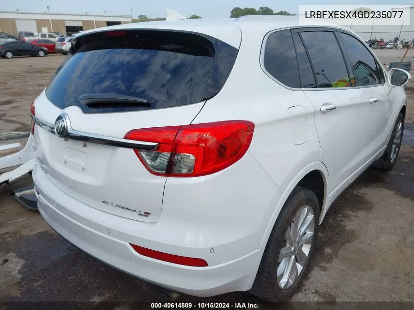 2016 Buick Envision Premium I VIN: LRBFXESX4GD235077 Lot: 40614889