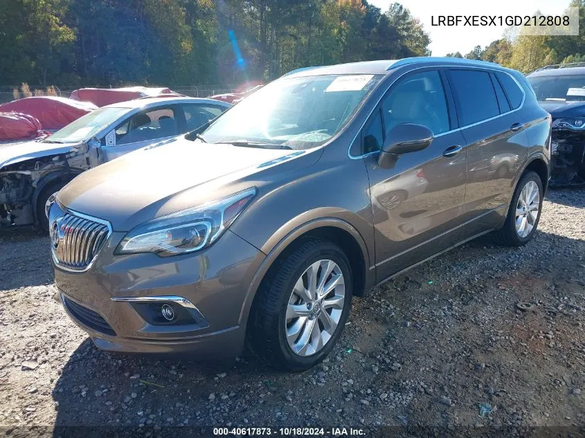 2016 Buick Envision Premium I VIN: LRBFXESX1GD212808 Lot: 40617873