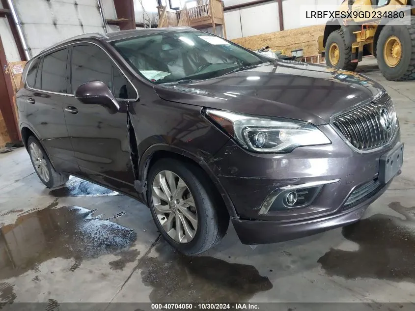 2016 Buick Envision Premium I VIN: LRBFXESX9GD234880 Lot: 40704050