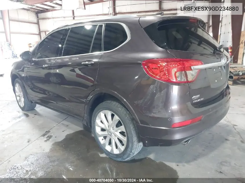 2016 Buick Envision Premium I VIN: LRBFXESX9GD234880 Lot: 40704050