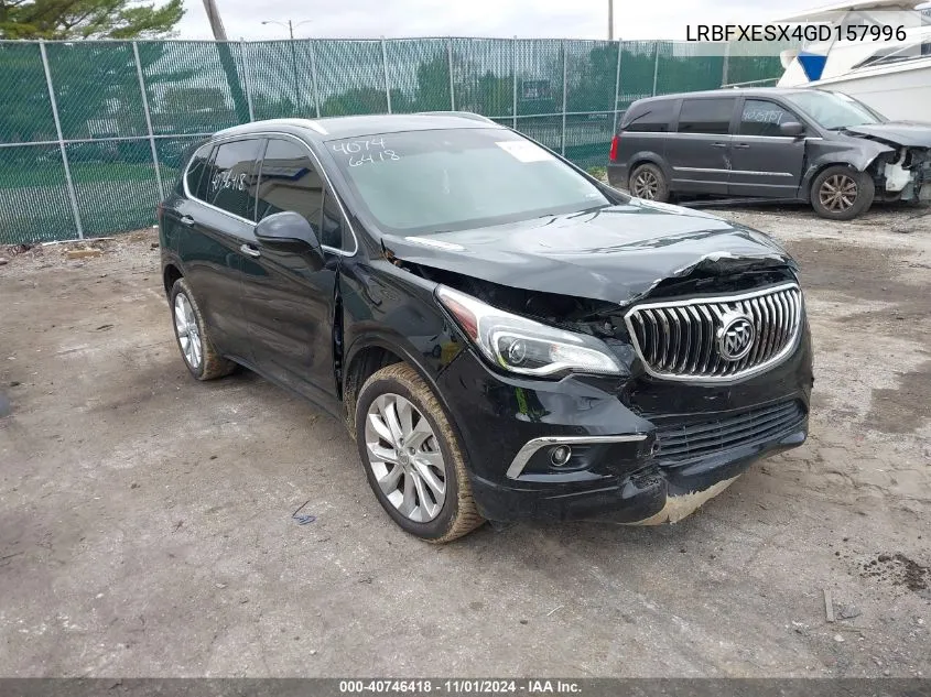 2016 Buick Envision Premium I VIN: LRBFXESX4GD157996 Lot: 40746418