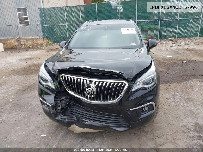 2016 Buick Envision Premium I VIN: LRBFXESX4GD157996 Lot: 40746418