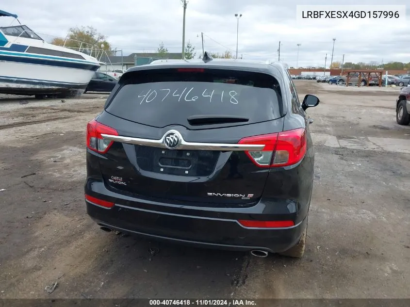 2016 Buick Envision Premium I VIN: LRBFXESX4GD157996 Lot: 40746418