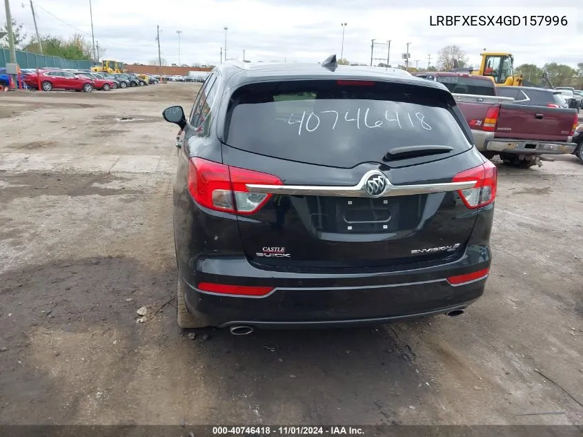 2016 Buick Envision Premium I VIN: LRBFXESX4GD157996 Lot: 40746418