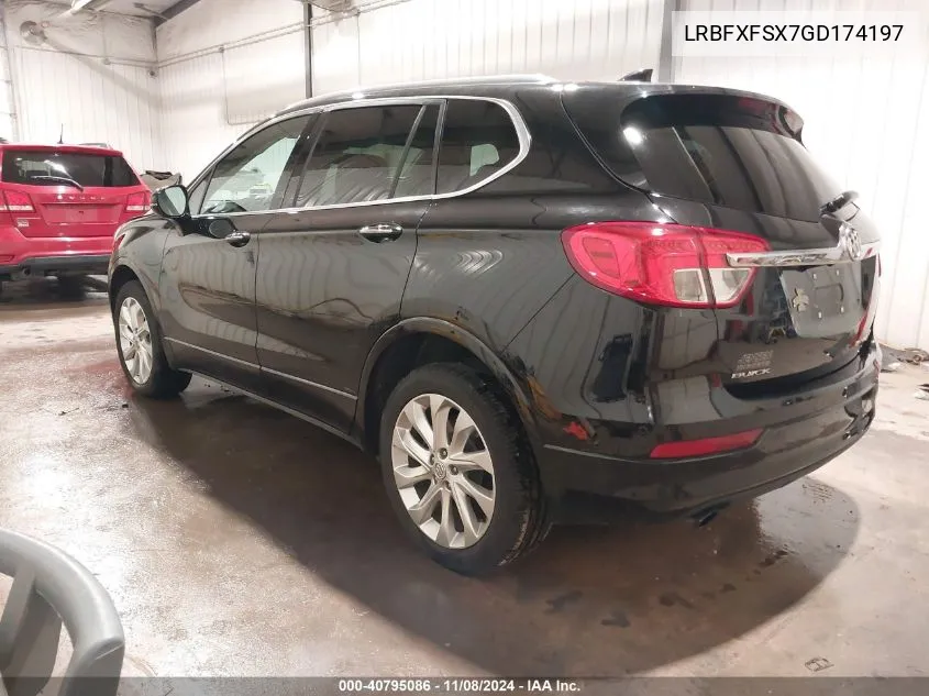 2016 Buick Envision Premium Ii VIN: LRBFXFSX7GD174197 Lot: 40795086