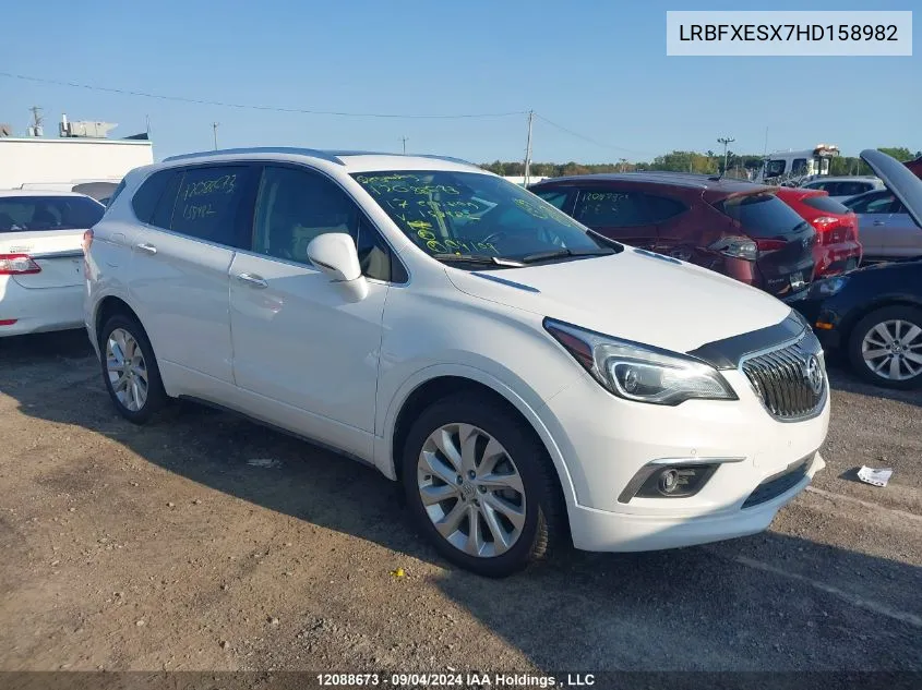 2017 Buick Envision Premium VIN: LRBFXESX7HD158982 Lot: 12088673