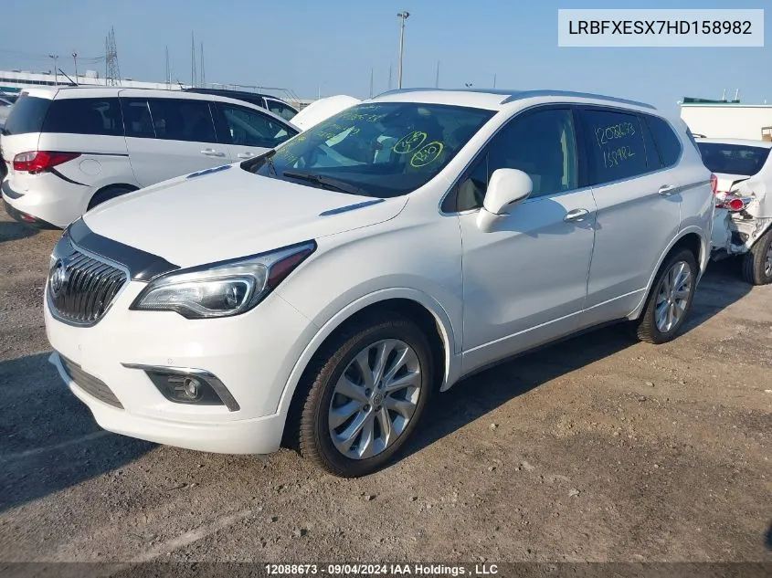 2017 Buick Envision Premium VIN: LRBFXESX7HD158982 Lot: 12088673