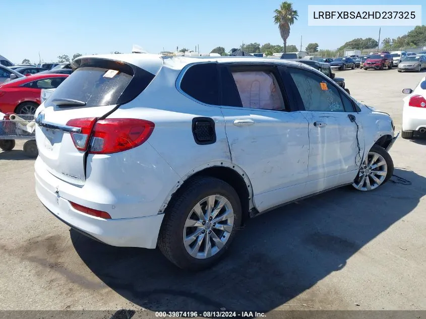 2017 Buick Envision Essence VIN: LRBFXBSA2HD237325 Lot: 39874196