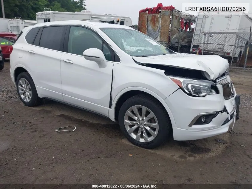 2017 Buick Envision Essence VIN: LRBFXBSA6HD070256 Lot: 40012822