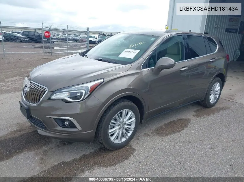 LRBFXCSA3HD181434 2017 Buick Envision Preferred