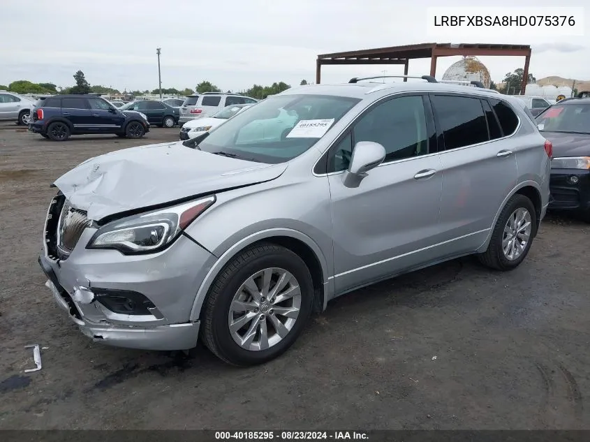 2017 Buick Envision Essence VIN: LRBFXBSA8HD075376 Lot: 40185295