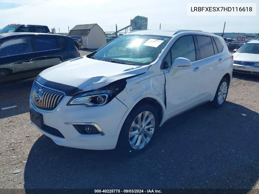 2017 Buick Envision Premium I VIN: LRBFXESX7HD116618 Lot: 40225775