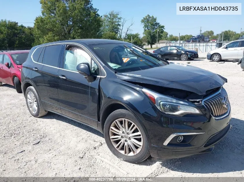 LRBFXASA1HD043735 2017 Buick Envision Preferred