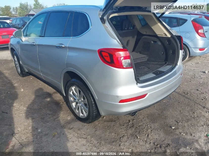 LRBFXDSA4HD114637 2017 Buick Envision Essence