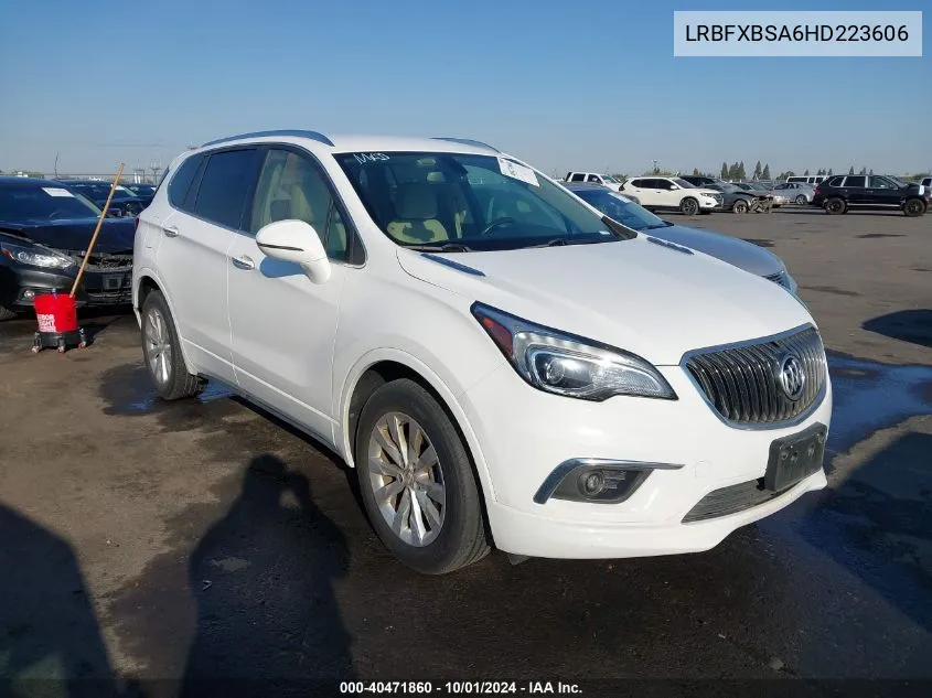 2017 Buick Envision Essence VIN: LRBFXBSA6HD223606 Lot: 40471860