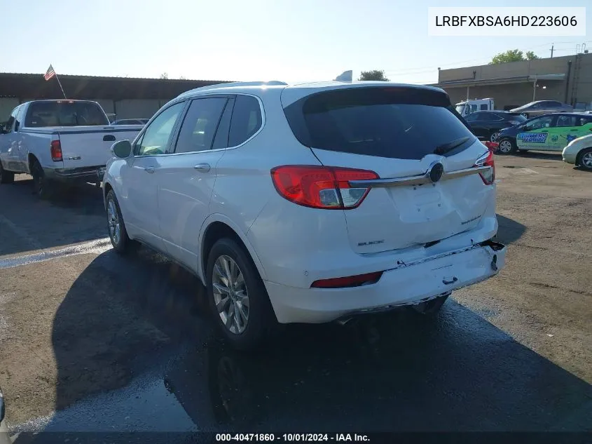 2017 Buick Envision Essence VIN: LRBFXBSA6HD223606 Lot: 40471860