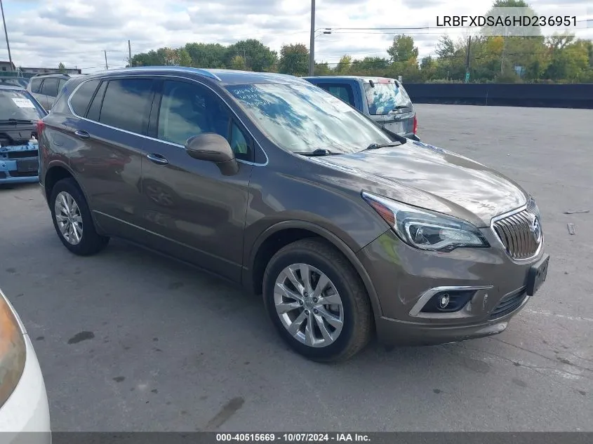 2017 Buick Envision Essence VIN: LRBFXDSA6HD236951 Lot: 40515669