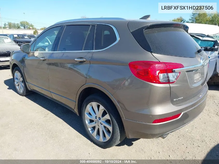 2017 Buick Envision Premium Ii VIN: LRBFXFSX1HD237506 Lot: 40558092