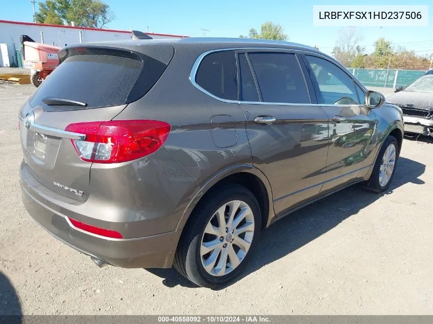 2017 Buick Envision Premium Ii VIN: LRBFXFSX1HD237506 Lot: 40558092