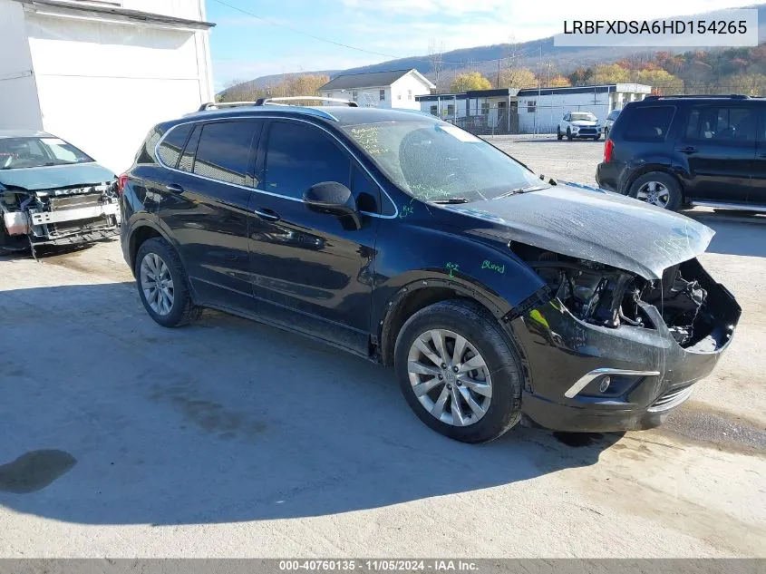 2017 Buick Envision Essence VIN: LRBFXDSA6HD154265 Lot: 40760135