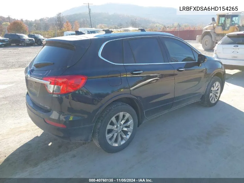 2017 Buick Envision Essence VIN: LRBFXDSA6HD154265 Lot: 40760135