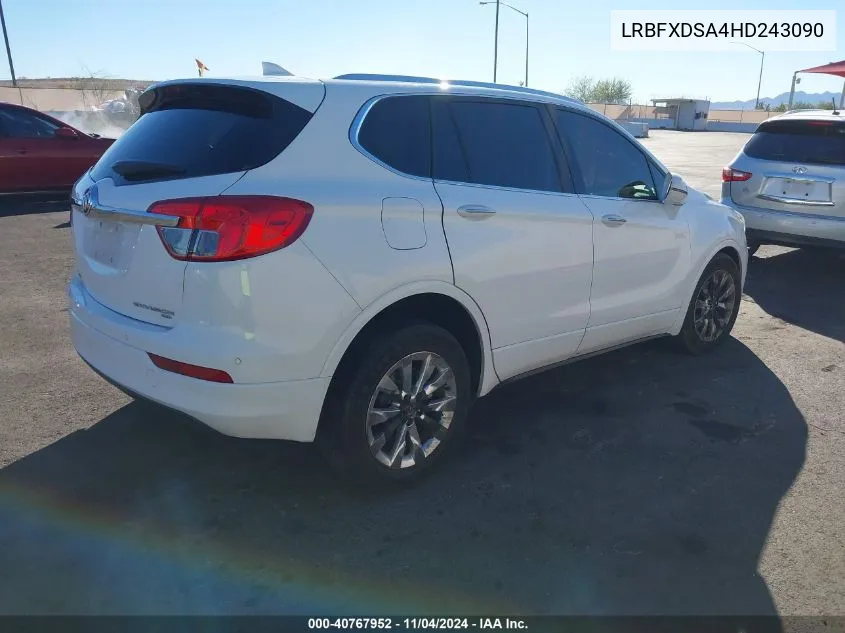 2017 Buick Envision Essence VIN: LRBFXDSA4HD243090 Lot: 40767952