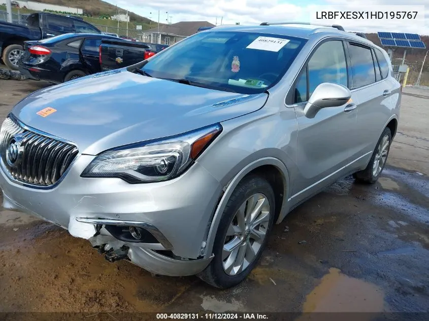 2017 Buick Envision Premium I VIN: LRBFXESX1HD195767 Lot: 40829131