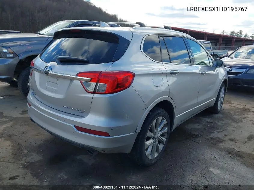 2017 Buick Envision Premium I VIN: LRBFXESX1HD195767 Lot: 40829131