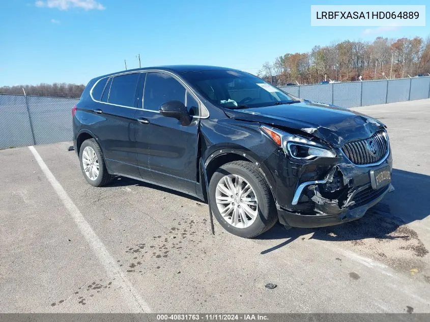 2017 Buick Envision Preferred VIN: LRBFXASA1HD064889 Lot: 40831763