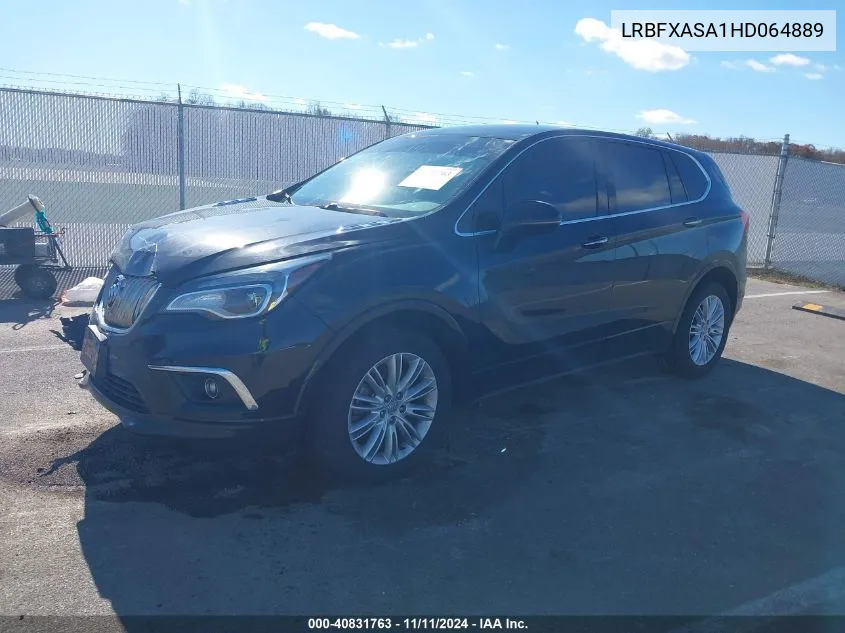 2017 Buick Envision Preferred VIN: LRBFXASA1HD064889 Lot: 40831763