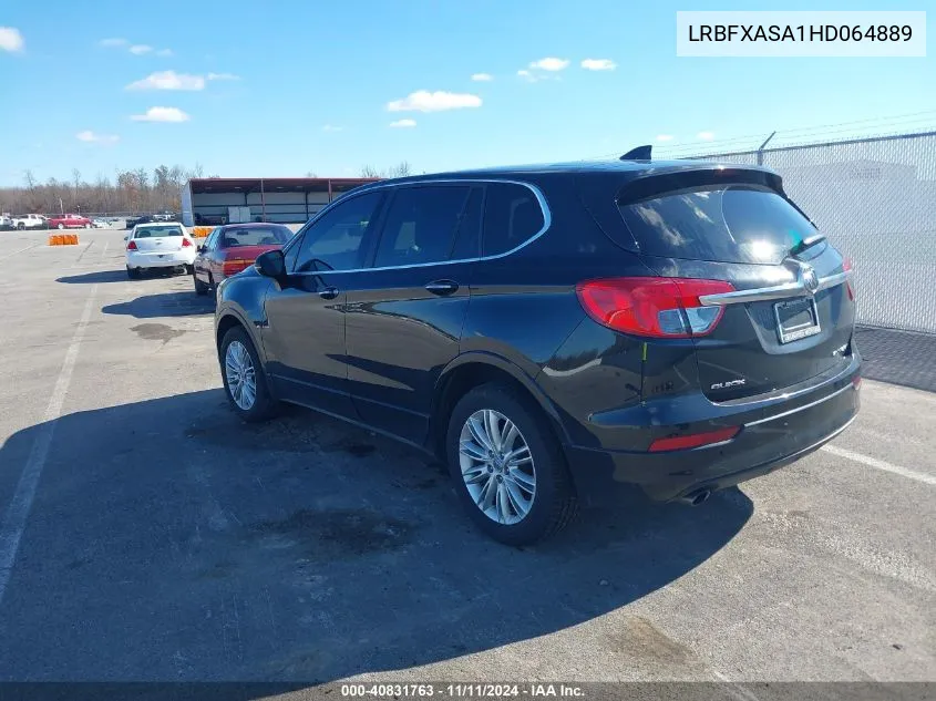 2017 Buick Envision Preferred VIN: LRBFXASA1HD064889 Lot: 40831763