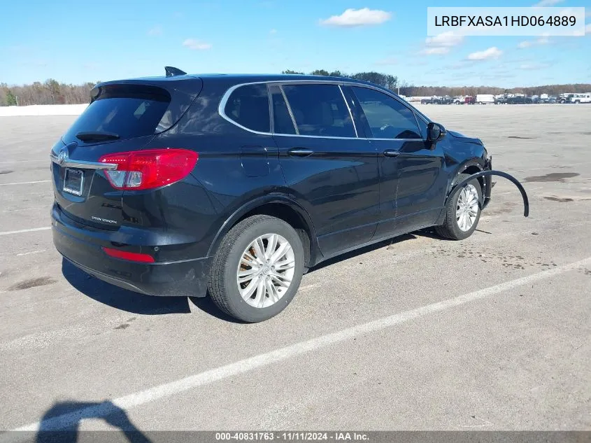 2017 Buick Envision Preferred VIN: LRBFXASA1HD064889 Lot: 40831763