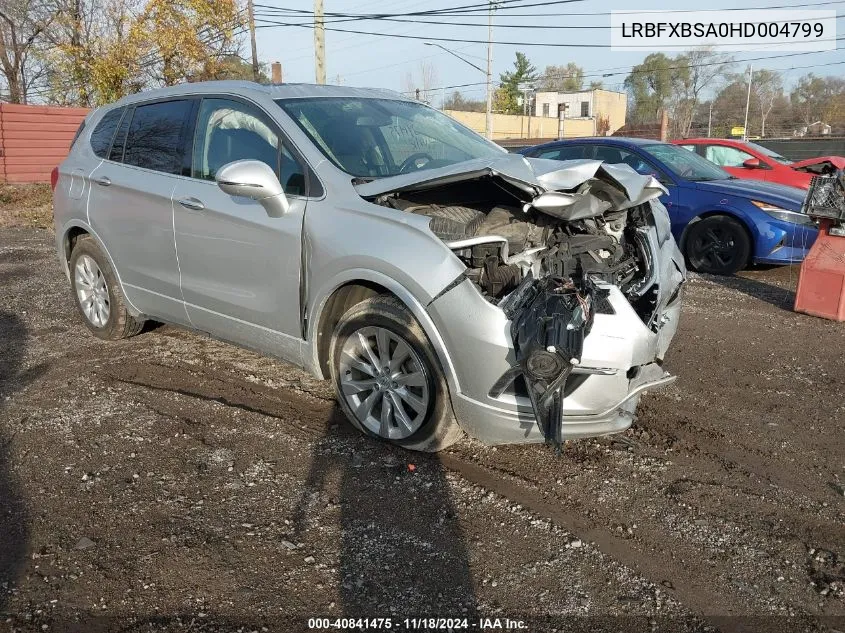 2017 Buick Envision Essence VIN: LRBFXBSA0HD004799 Lot: 40841475