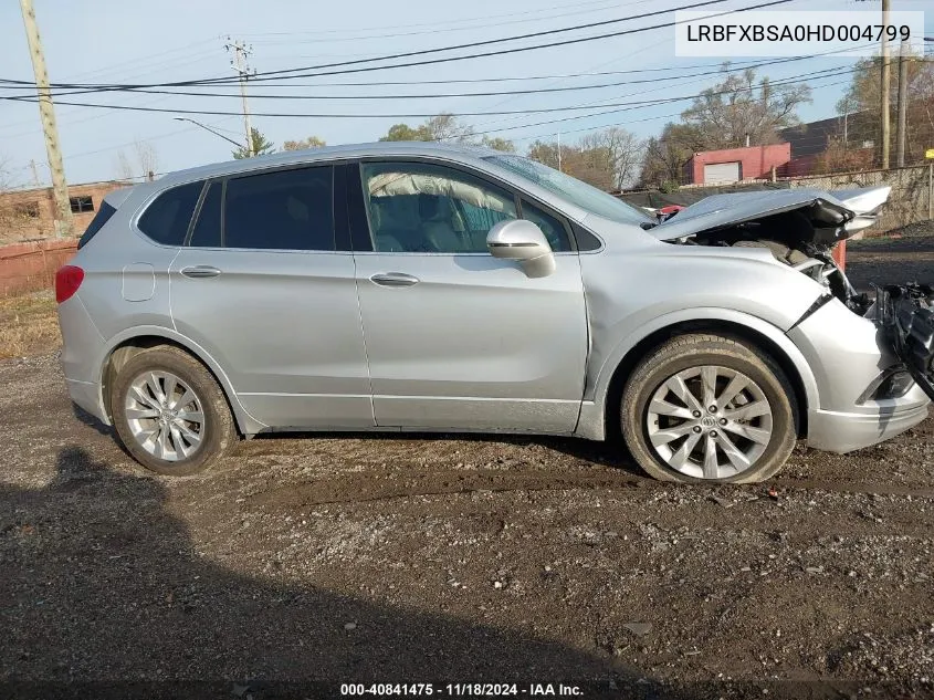 2017 Buick Envision Essence VIN: LRBFXBSA0HD004799 Lot: 40841475