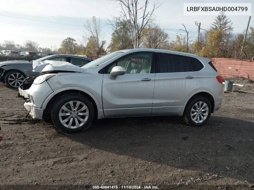 2017 Buick Envision Essence VIN: LRBFXBSA0HD004799 Lot: 40841475