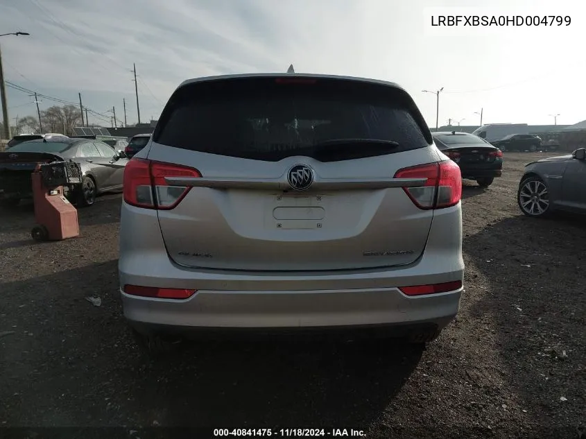 2017 Buick Envision Essence VIN: LRBFXBSA0HD004799 Lot: 40841475