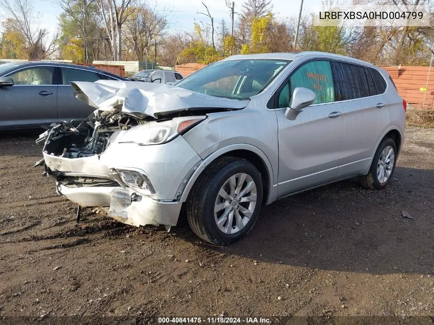 2017 Buick Envision Essence VIN: LRBFXBSA0HD004799 Lot: 40841475