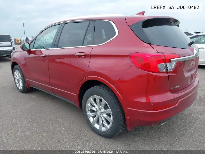 2018 Buick Envision Essence VIN: LRBFX1SA1JD010482 Lot: 39866726