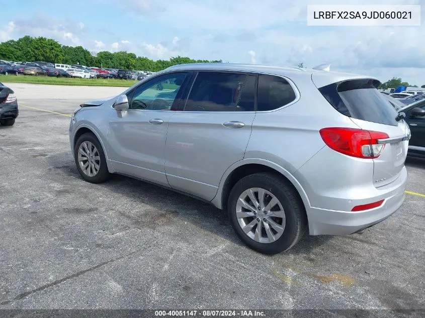 2018 Buick Envision Essence VIN: LRBFX2SA9JD060021 Lot: 40051147