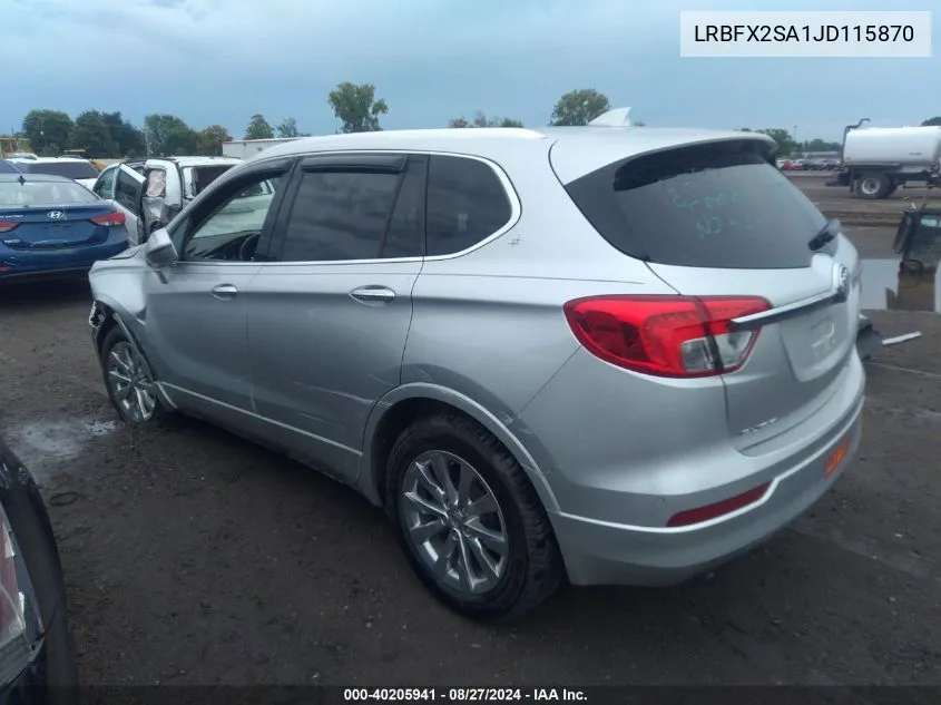 2018 Buick Envision Essence VIN: LRBFX2SA1JD115870 Lot: 40205941