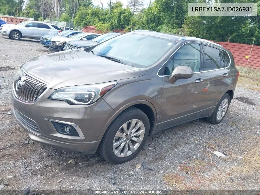 2018 Buick Envision Essence VIN: LRBFX1SA7JD026931 Lot: 40267615