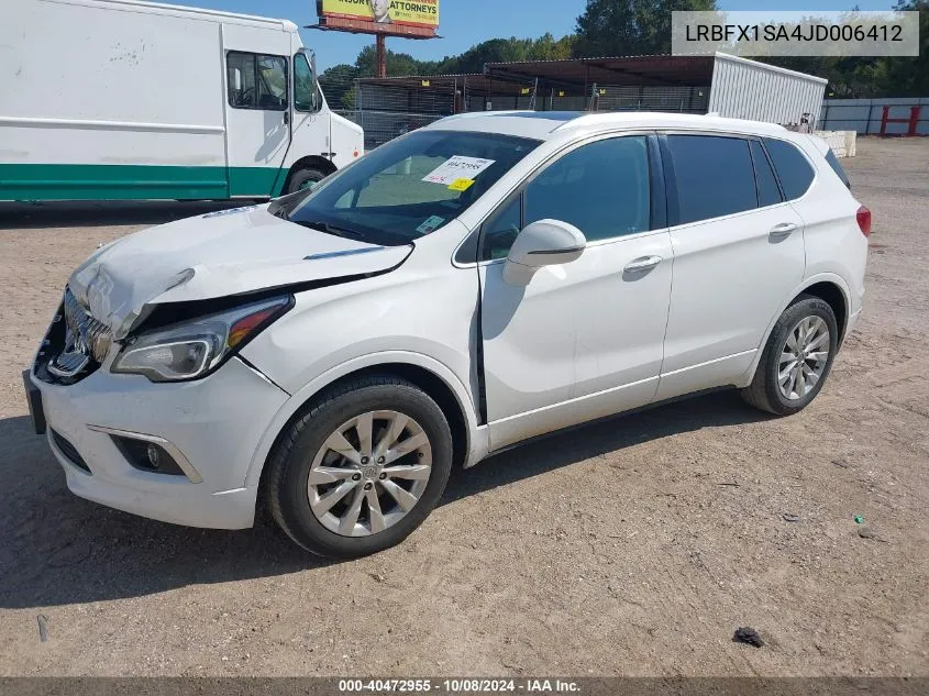 2018 Buick Envision Essence VIN: LRBFX1SA4JD006412 Lot: 40472955