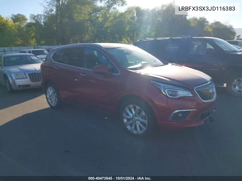 2018 Buick Envision Premium I VIN: LRBFX3SX3JD116383 Lot: 40473545