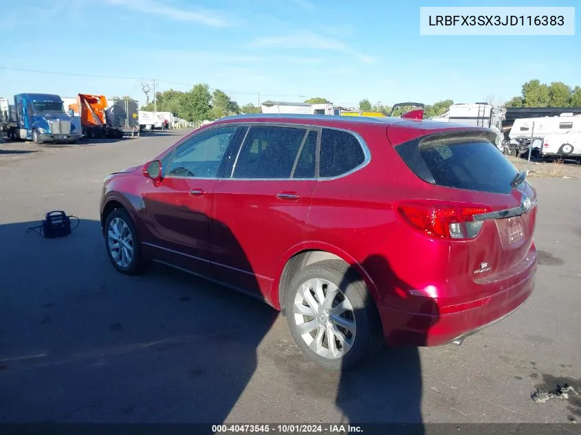 2018 Buick Envision Premium I VIN: LRBFX3SX3JD116383 Lot: 40473545