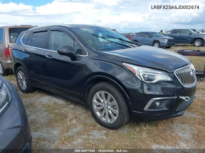 2018 Buick Envision Essence VIN: LRBFX2SA6JD002674 Lot: 40477030