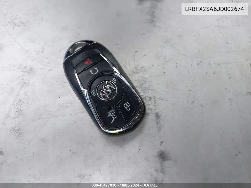 2018 Buick Envision Essence VIN: LRBFX2SA6JD002674 Lot: 40477030